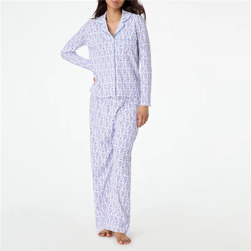 Pajamas Pant Sets For Women Long Sleeve Loungewear