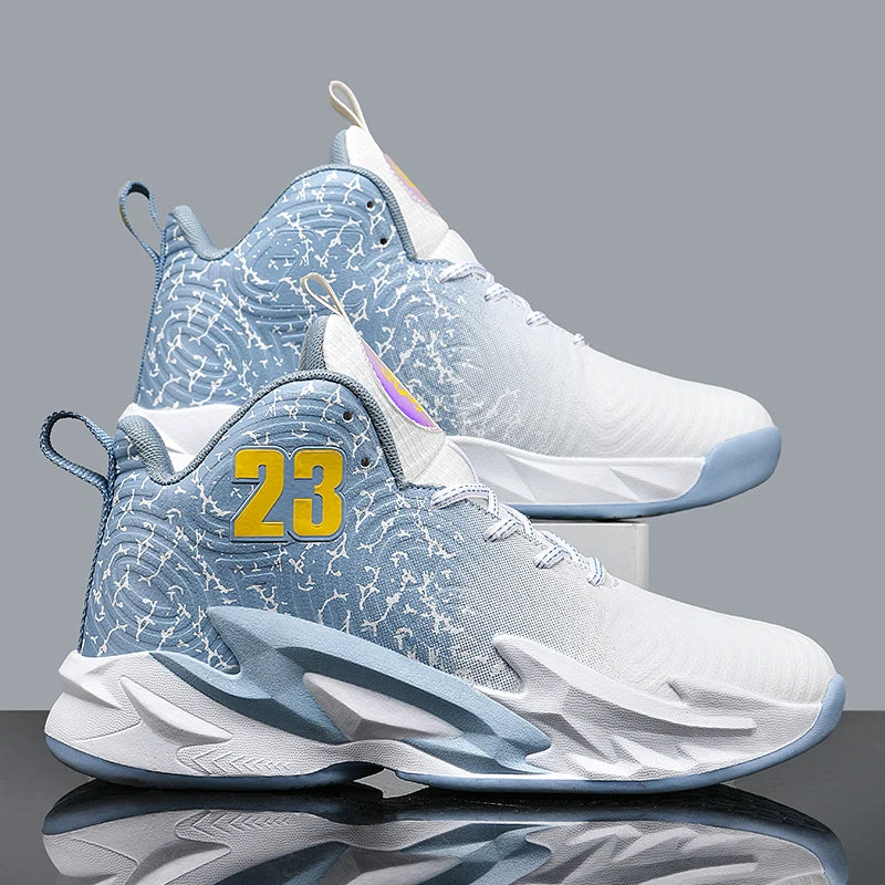 Men Basketball Shoes Breathable Non Slip Outdoor Unisex Sneakers