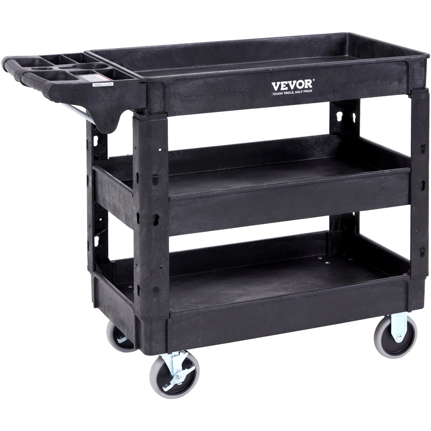 Utility Service Cart Heavy Duty 360 Degree Swivel Wheels 550 LBS Load Capacity