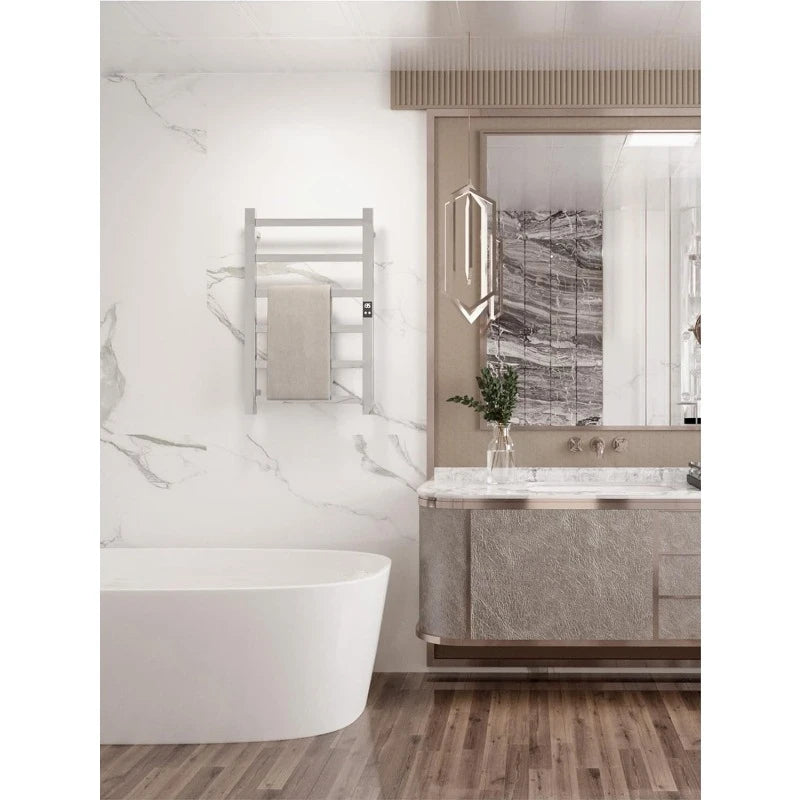 Smart Wireless Electric Towel Warmer Hardwired & Plug-in