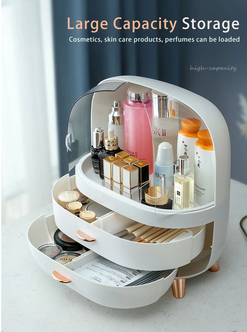 Makeup Container Polish Box Desktop Storage Organizer