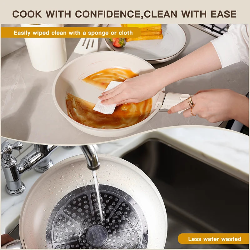 21 Piece Pots and Pans Set Non-Stick Astercook Ceramic Cookware