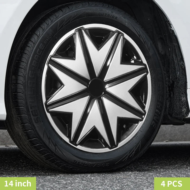 14 15 16 Inch Hub Cover for Iron Rim Set of 4