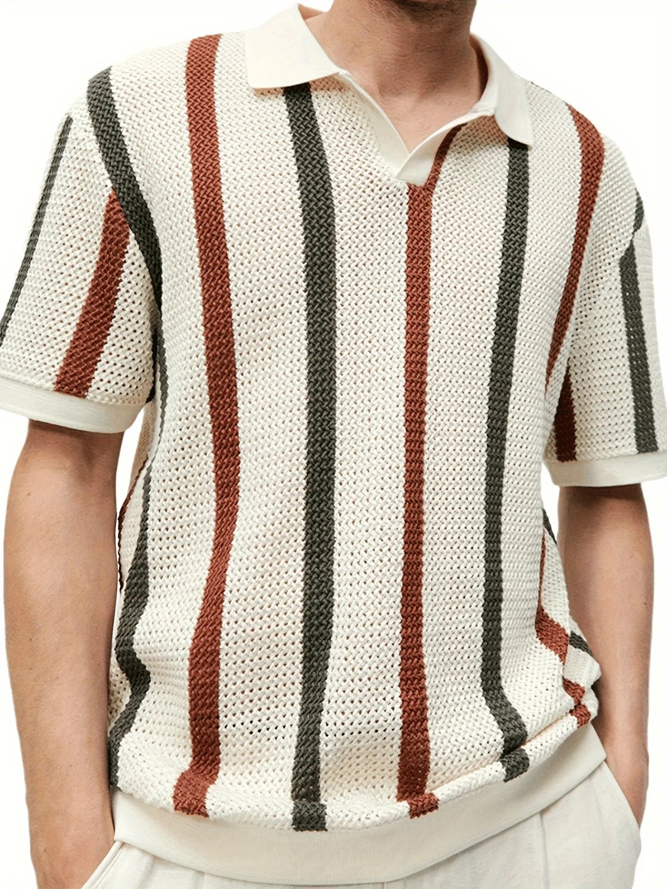 Men's Casual Polo Shirt - Classic Fit Short Sleeve Design