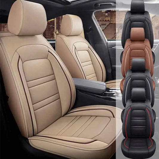 Universal 5-Seat PU Leather Car Seat Covers