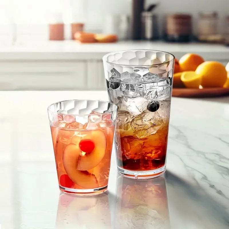 16-Ounce and 24-Ounce Plastic Tumblers (Set of 12)