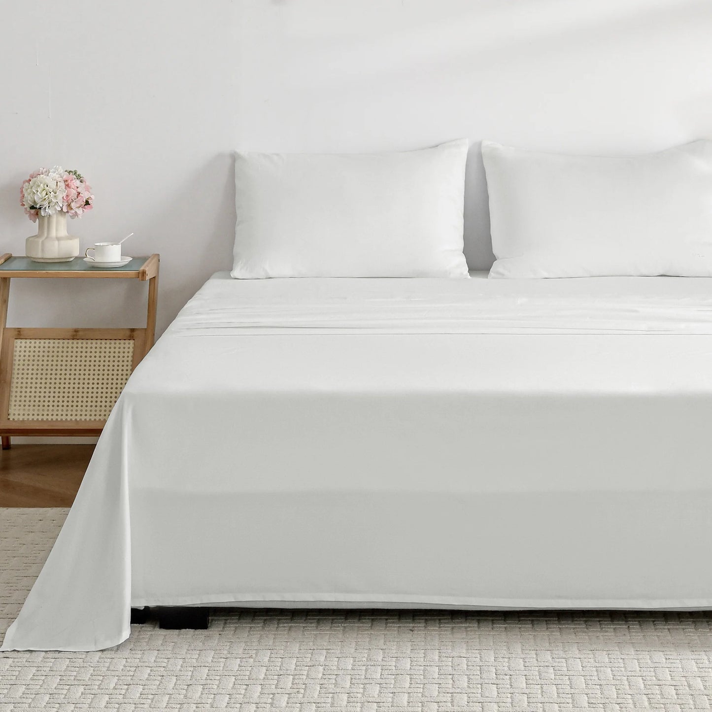 Cotton Bedsheet Easy-Fit 16 Inch Deep Pocket