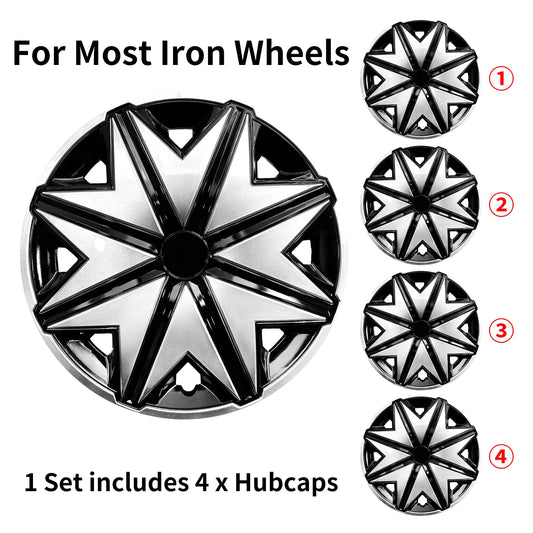 14 15 16 Inch Hub Cover for Iron Rim Set of 4