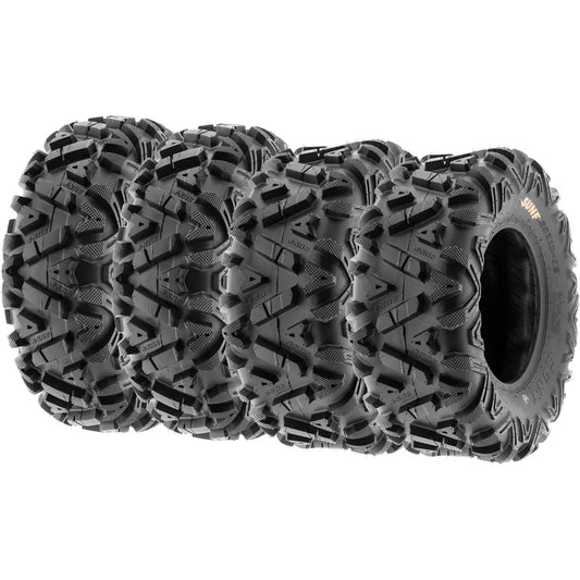 Set of 4 SunF Power.I ATV UTV all-terrain Tires Tubeless A033