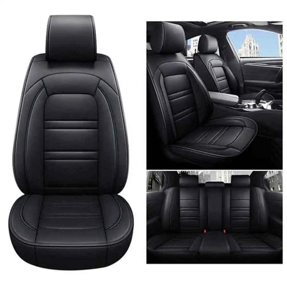 Universal 5-Seat PU Leather Car Seat Covers