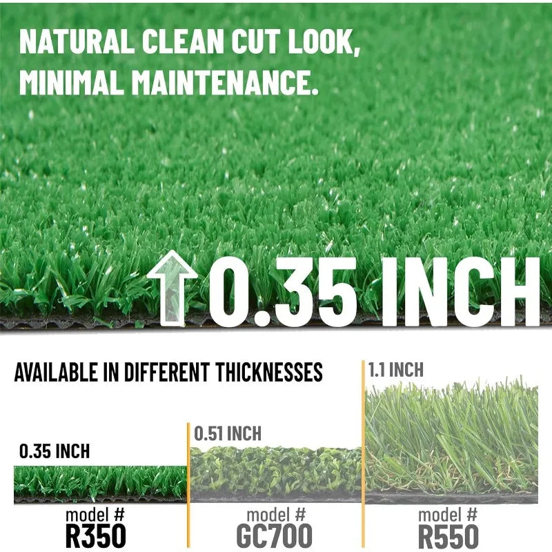 Grass Turf 7'10" x 9'10" Indoor Outdoor  Long Size Options, Perfect for Patio Lawn Balcony Weddings Photoshoot Backdrop