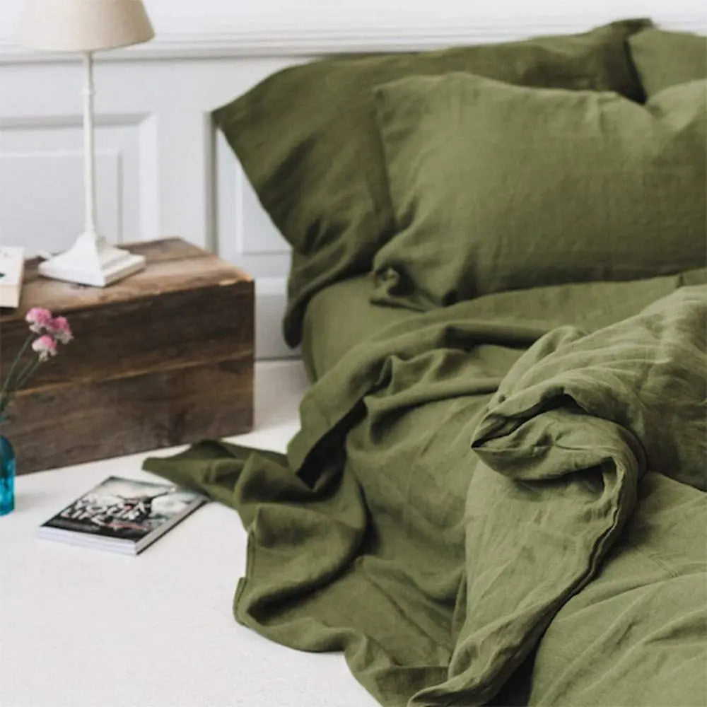 3 Piece Bedding Set,  Breathable Queen King Size Duvet Cover Bed Sheet