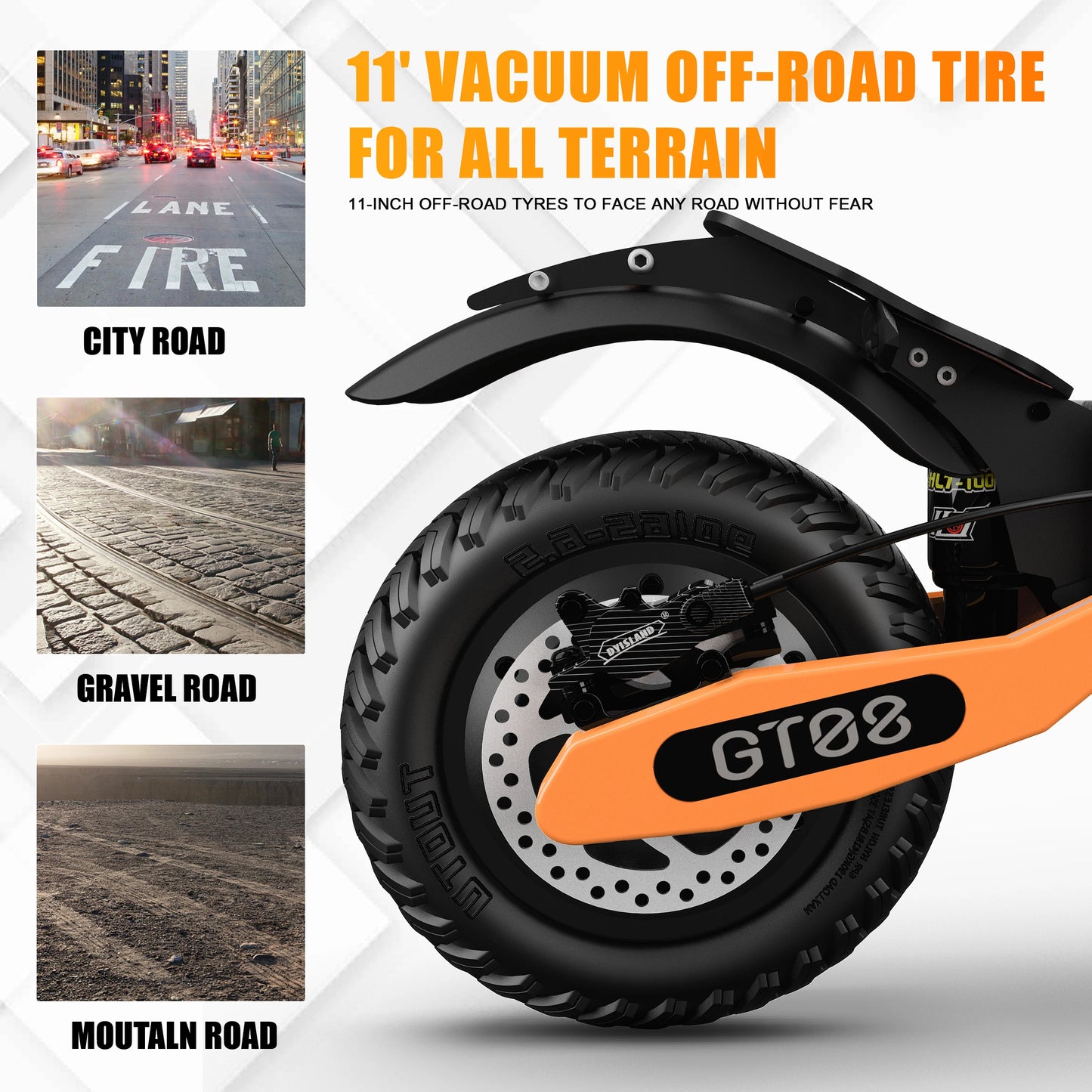Adult Electric Scooter Dual Motor Top Speed 50MPH