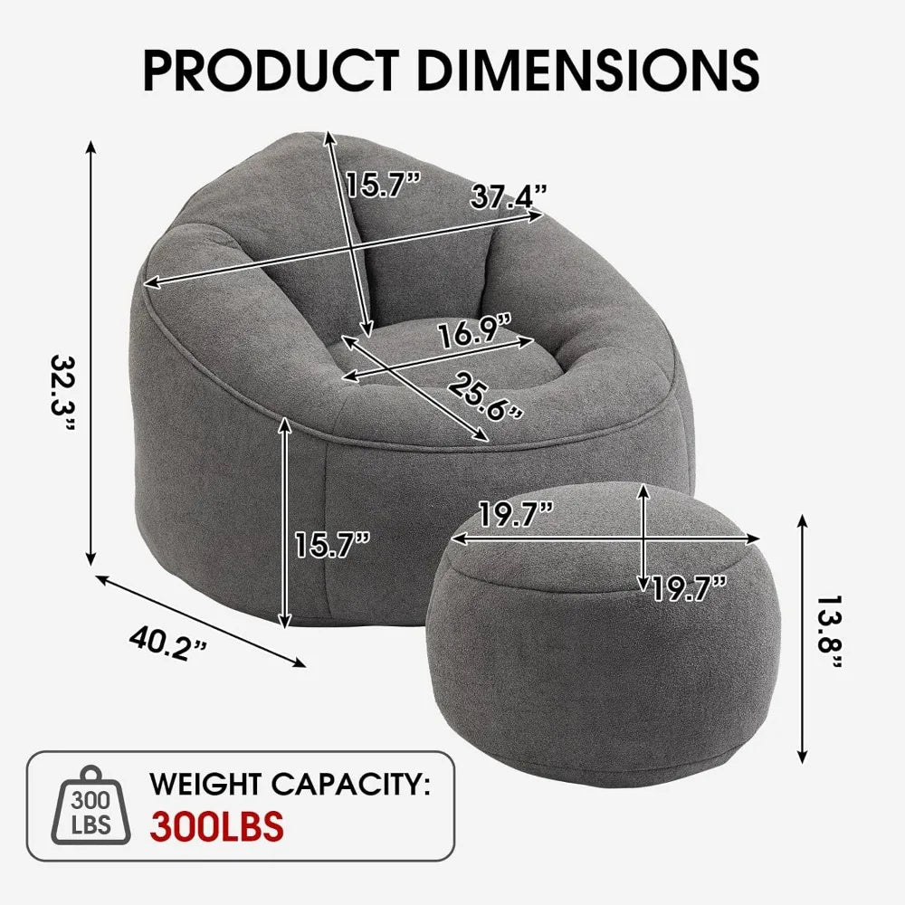 Bean Bag Chair for Adult,