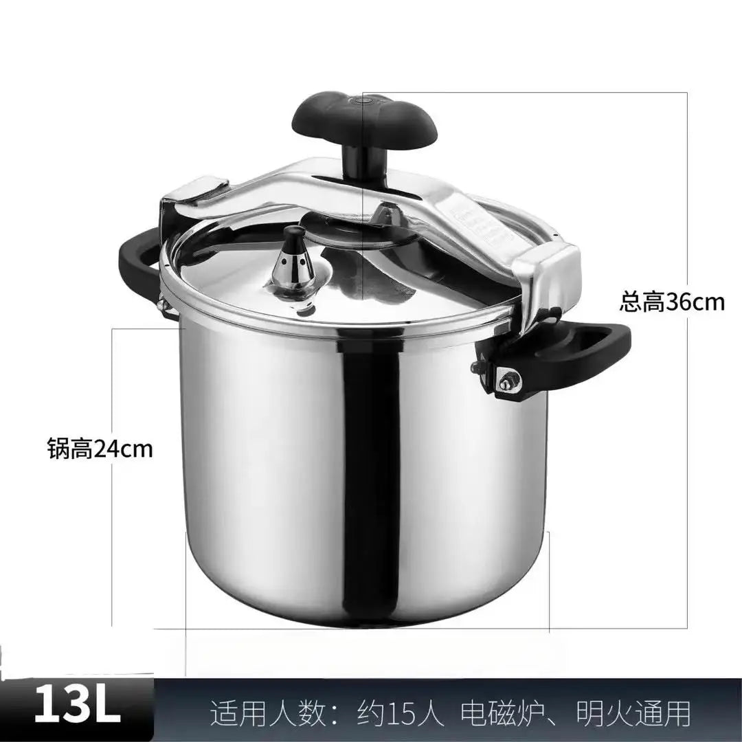 8L Pressure Cooker Explosionproof Gas Induction Cooktops