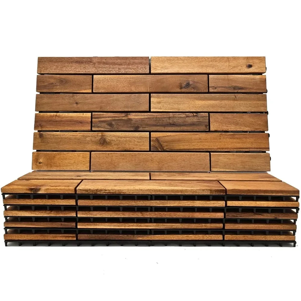 Interlocking Deck Tiles Wood Flooring - Outdoor Flooring