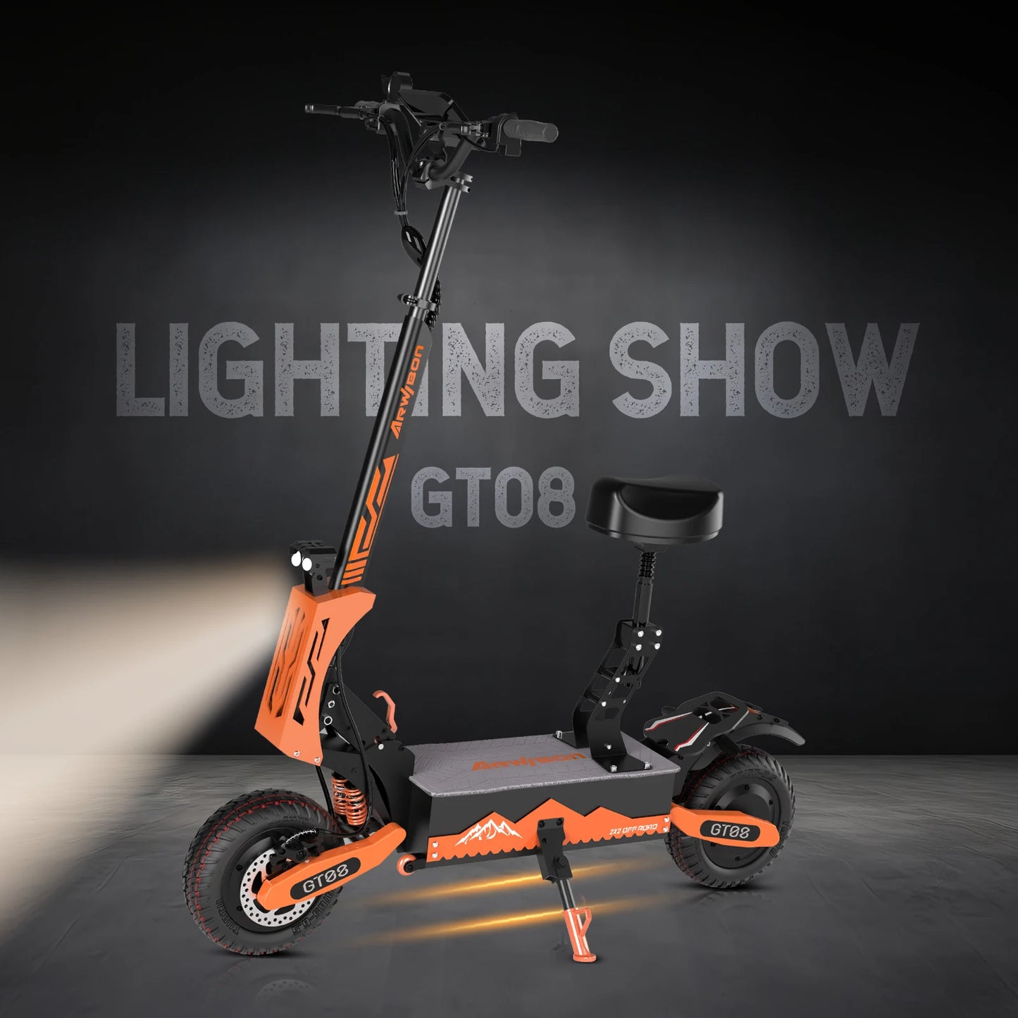 Adult Electric Scooter Dual Motor Top Speed 50MPH