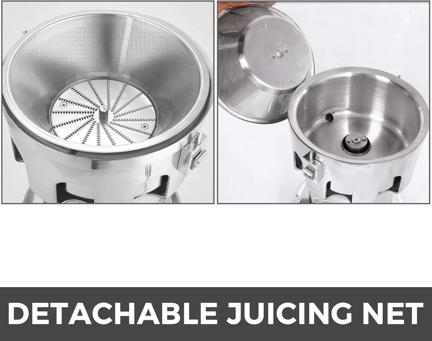 Commercial Juice Extractor Heavy Duty Juicer Aluminum Casting Stainless Steel