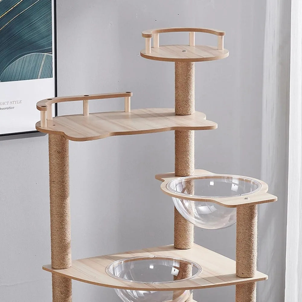 67 inch tall large indoor cat tower