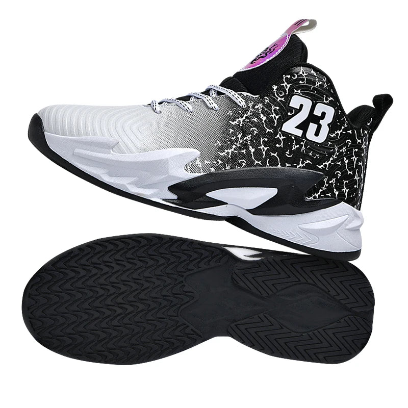 Men Basketball Shoes Breathable Non Slip Outdoor Unisex Sneakers