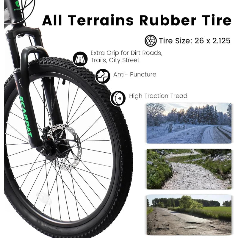 Mountain Bike, Dual Full Suspension 21 Speed
