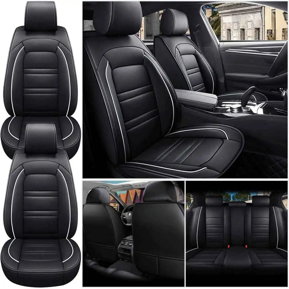 Universal 5-Seat PU Leather Car Seat Covers