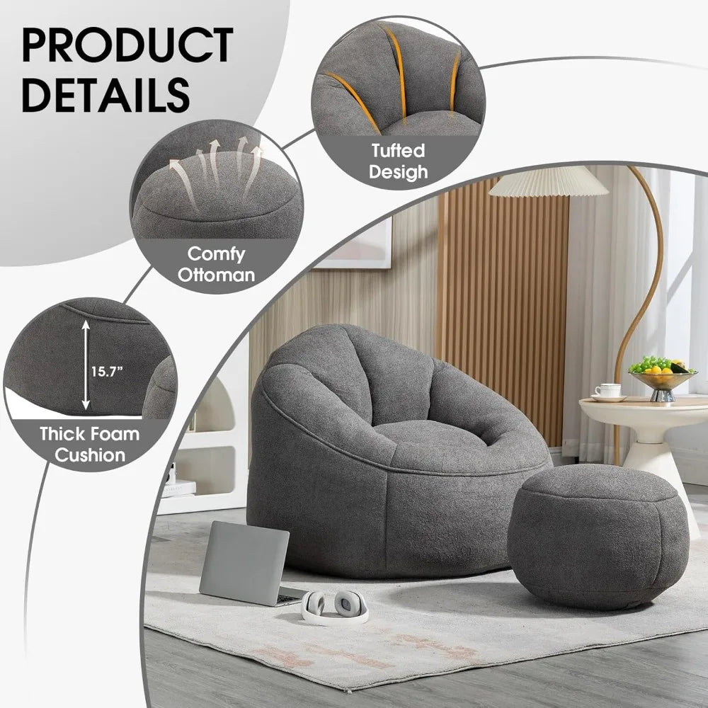 Bean Bag Chair for Adult,