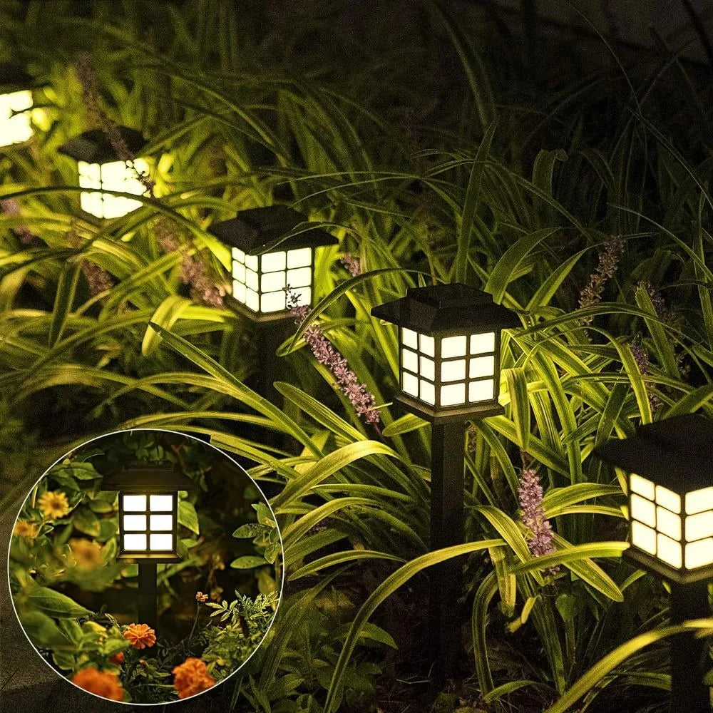 Waterproof solar outdoor light, solar garden light lighting