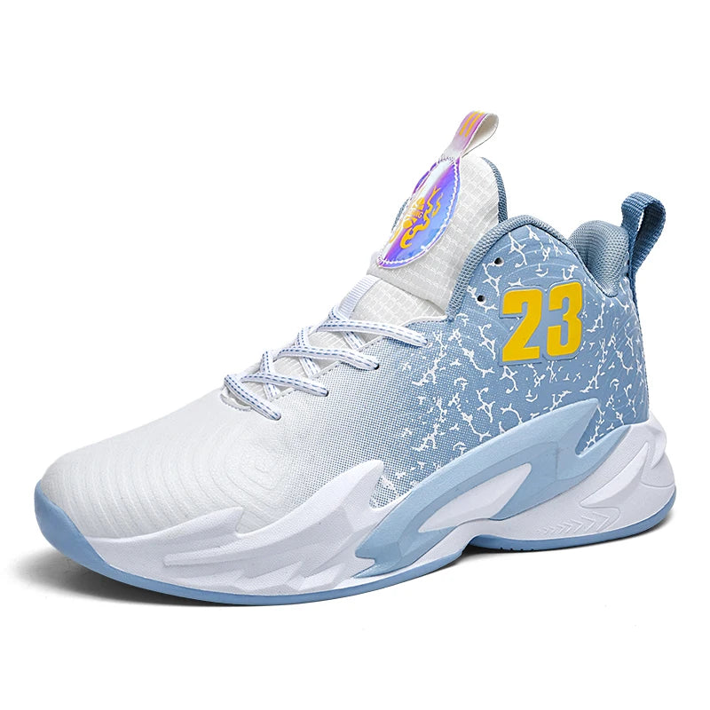 Men Basketball Shoes Breathable Non Slip Outdoor Unisex Sneakers