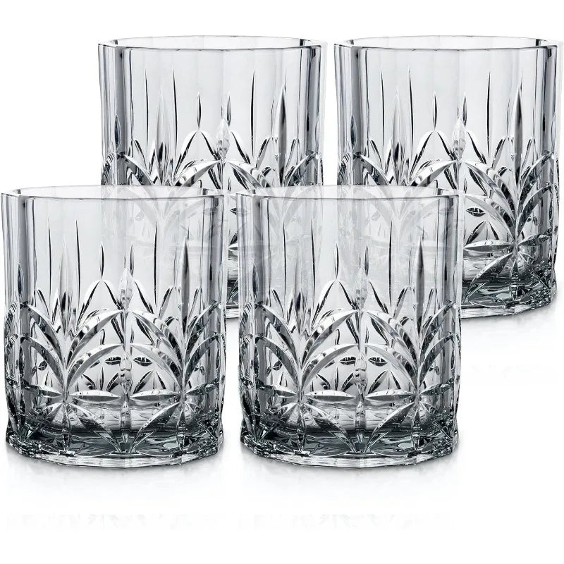 Shatterproof Tritan Plastic Short Tumbler, Set of 4