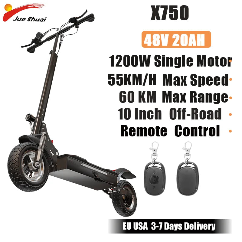 Electric Scooter for Adults Dual Brake & Dual Suspension Commuting E-Scooter Foldable E Scooter with Remote Key 330LBS MAX Load