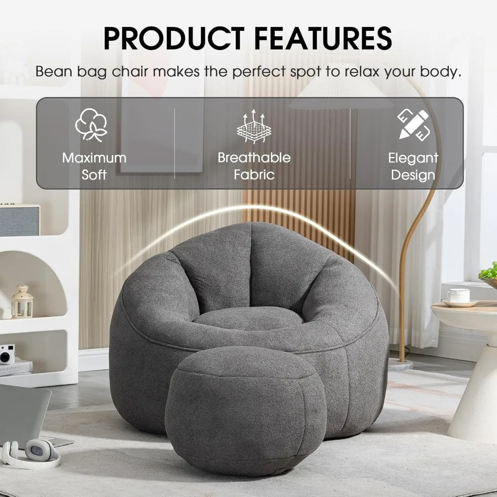 Bean Bag Chair for Adult,