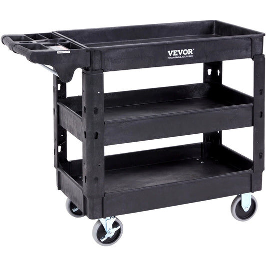 Utility Service Cart Heavy Duty 360 Degree Swivel Wheels 550 LBS Load Capacity