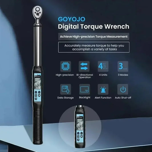 1/2" 3/8" Digital Torque Adjustable Wrench