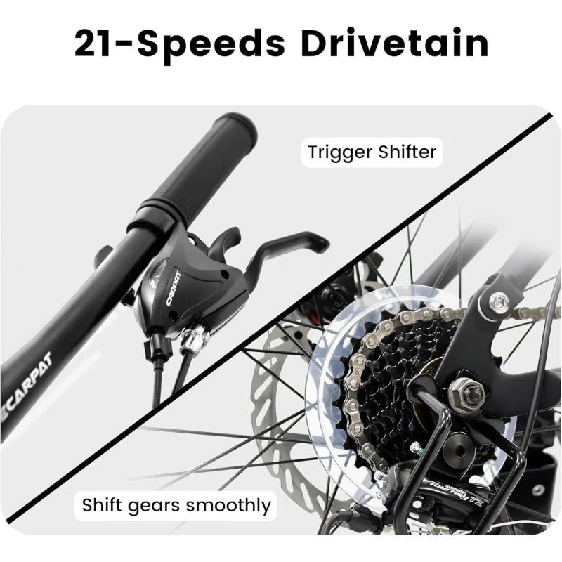 Mountain Bike, Dual Full Suspension 21 Speed