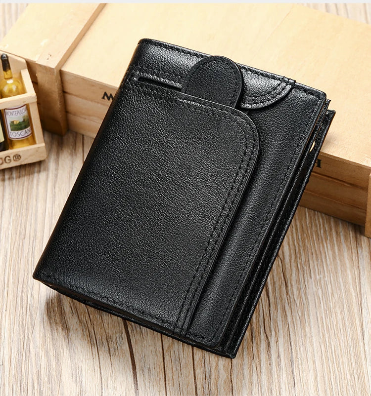 RFID Men Wallets Genuine Leather Wallets