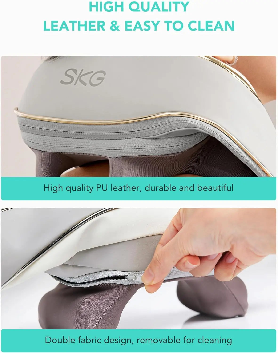 Electric Neck and Shoulder Massage with Heat for Neck, Back, Shoulder, Legs,