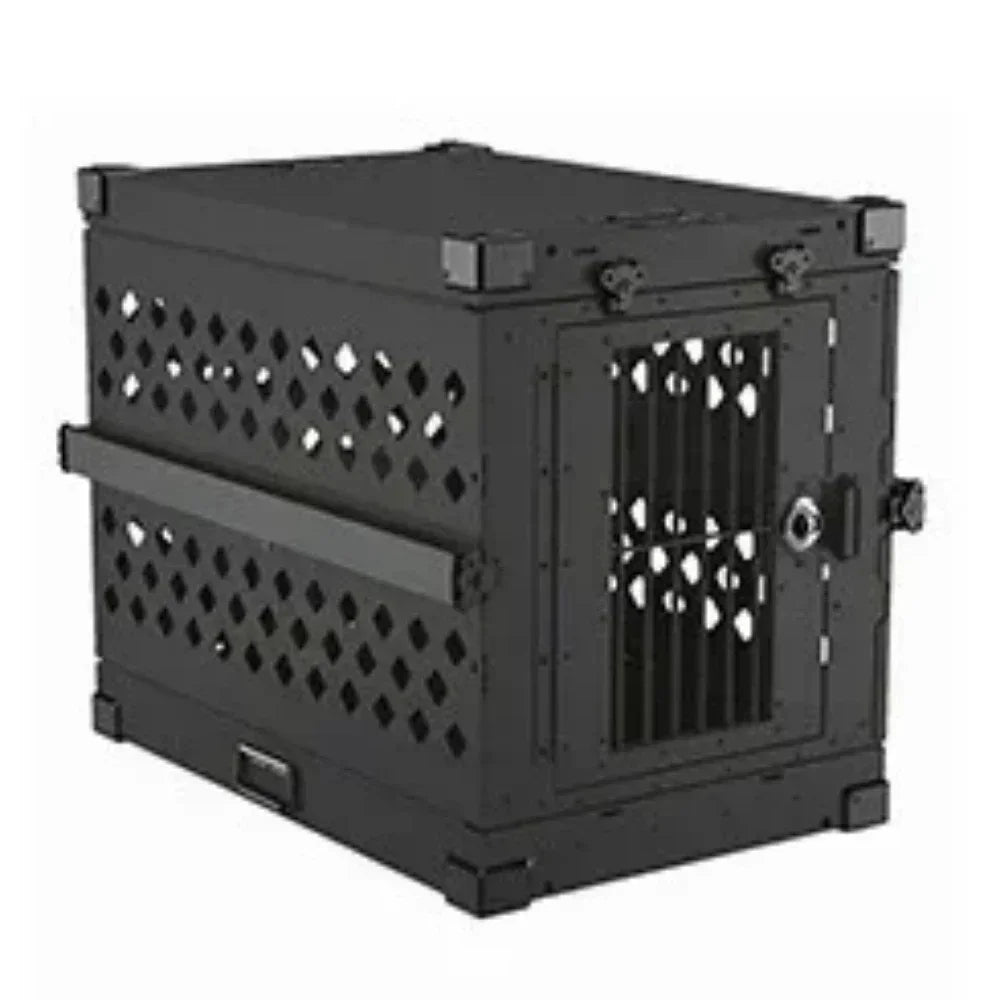 Heavy Duty Collapsible Aluminium Alloy Dog Crate Car Travel