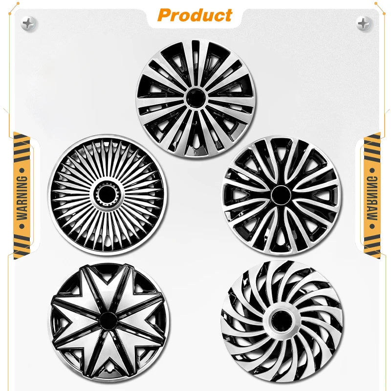 14 15 16 Inch Hub Cover for Iron Rim Set of 4