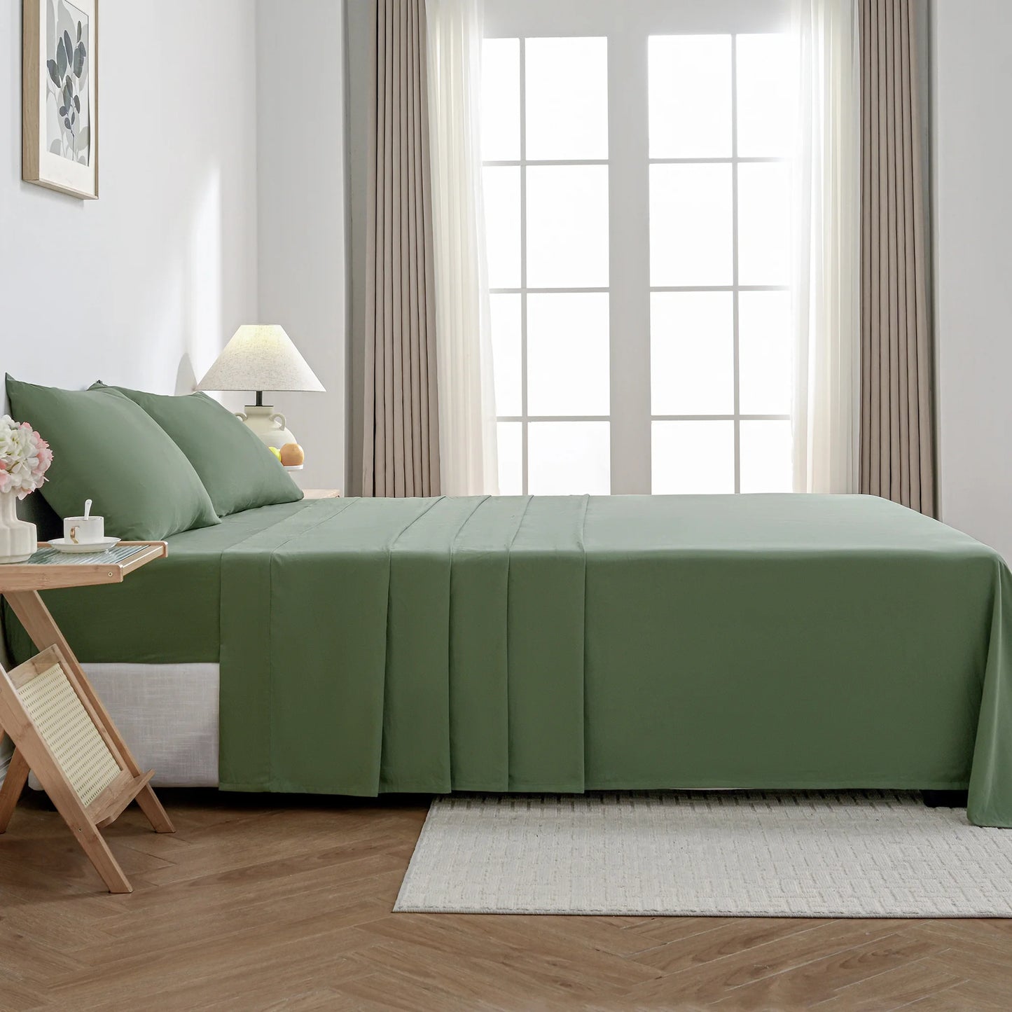 Cotton Bedsheet Easy-Fit 16 Inch Deep Pocket