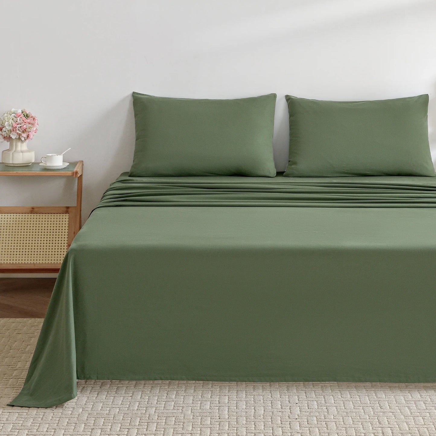 Cotton Bedsheet Easy-Fit 16 Inch Deep Pocket