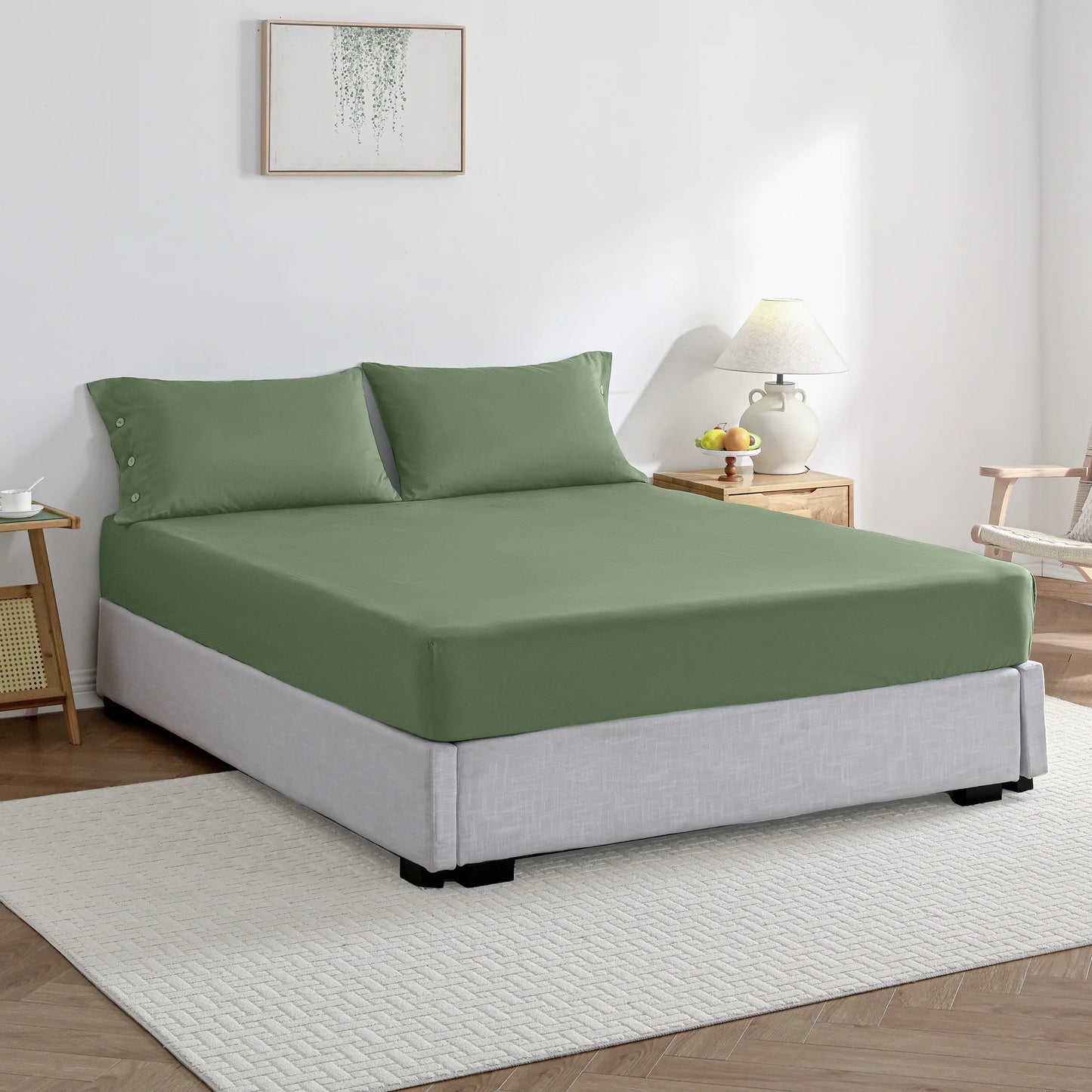 Cotton Bedsheet Easy-Fit 16 Inch Deep Pocket