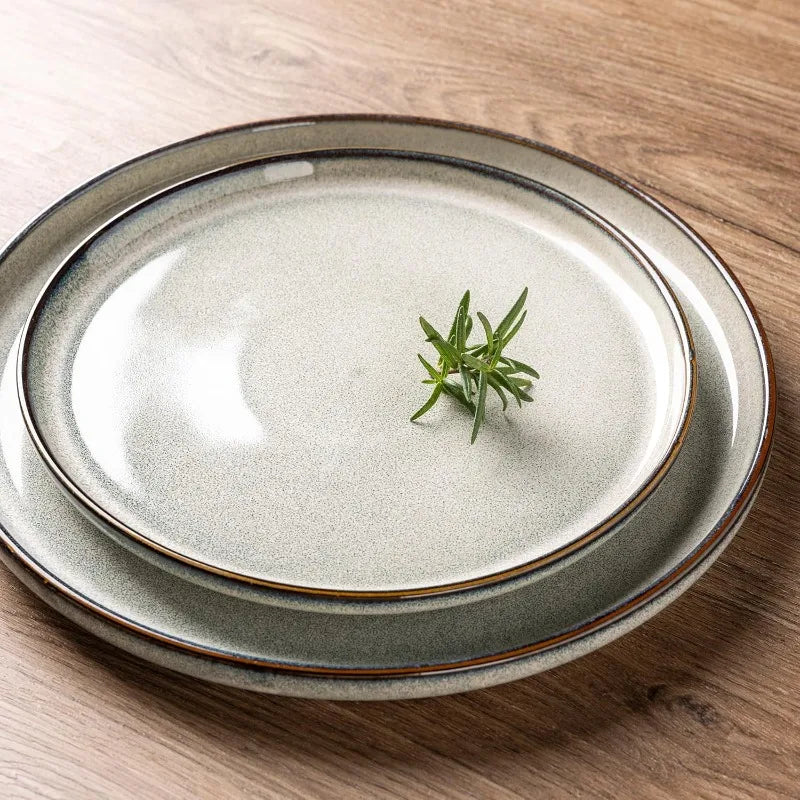 Ceramic Dinnerware Sets for 4, 12 Pieces Stoneware