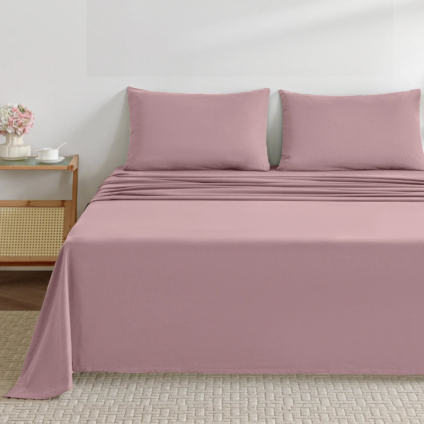 Cotton Bedsheet Easy-Fit 16 Inch Deep Pocket
