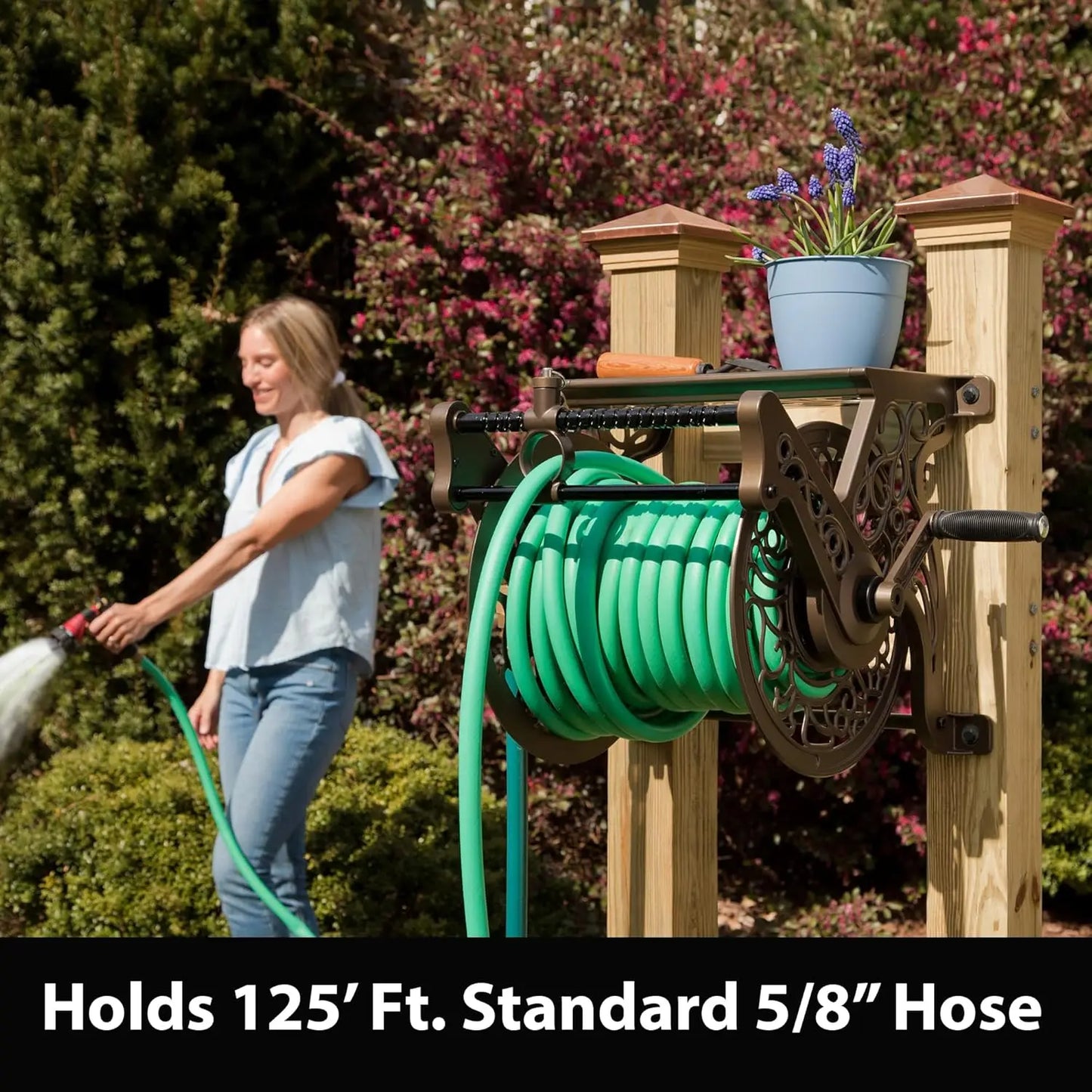 Garden Wall Mount Garden Hose Reel