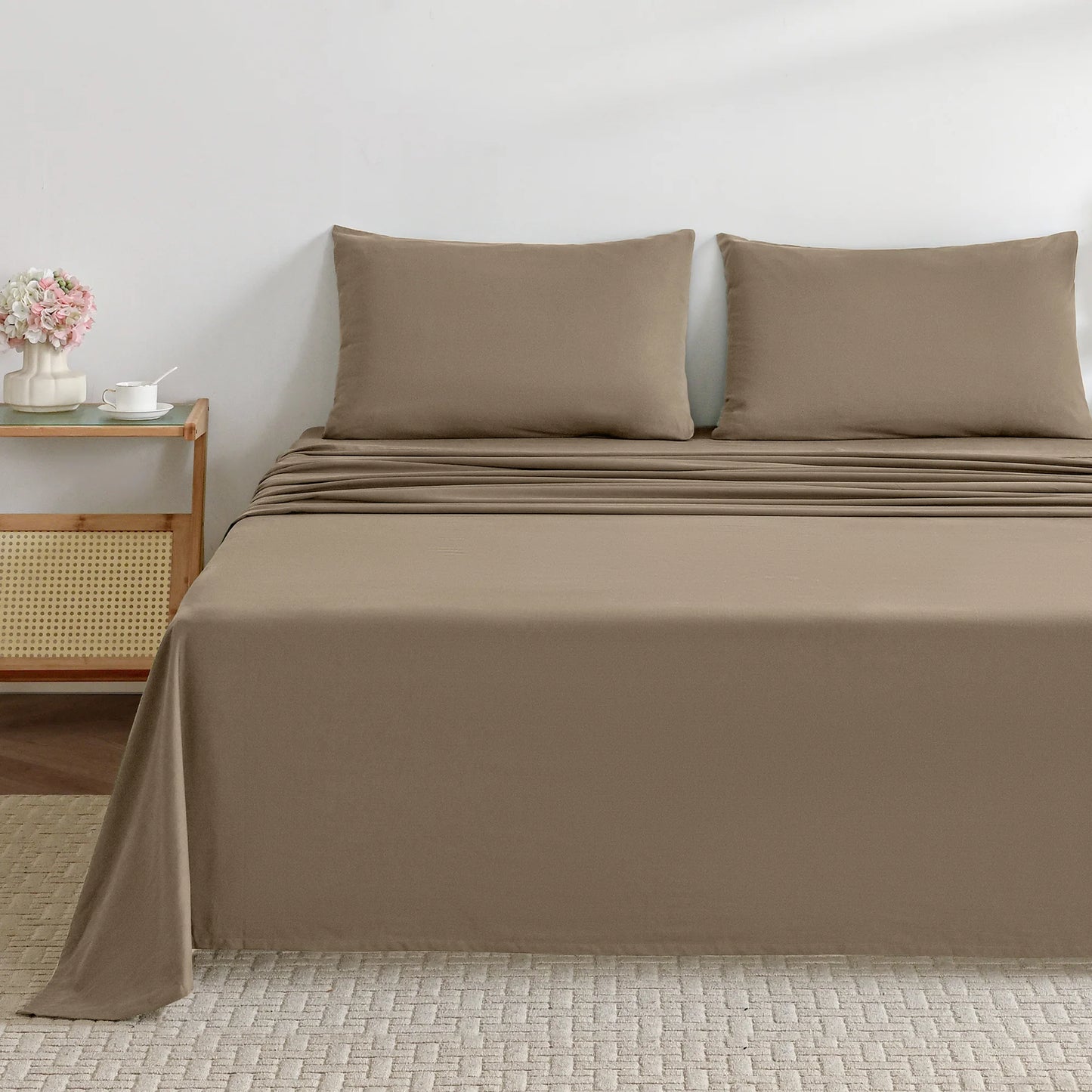 Cotton Bedsheet Easy-Fit 16 Inch Deep Pocket