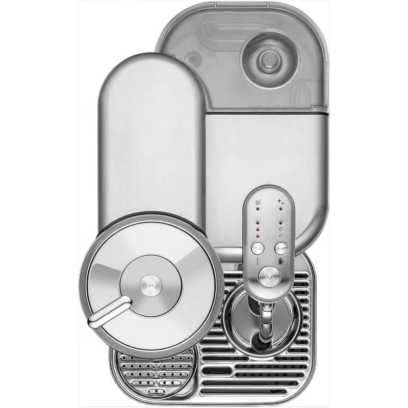 Coffee and Espresso Maker , Brushed Stainless Steel