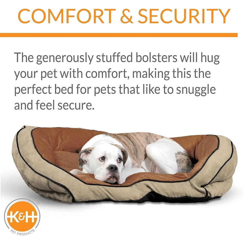 K&H Pet Products Bolster Couch Pet Bed