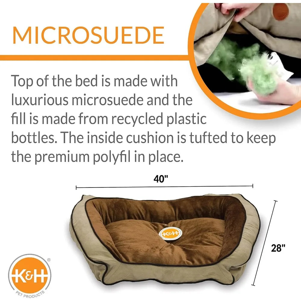 K&H Pet Products Bolster Couch Pet Bed