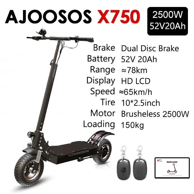 2500W Powerful Adults Electric Scooter